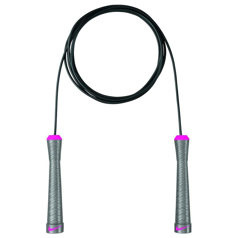 Nike Fundamental Speed Rope NS Dark Grey/Vivid Pink - Renee Lane Company