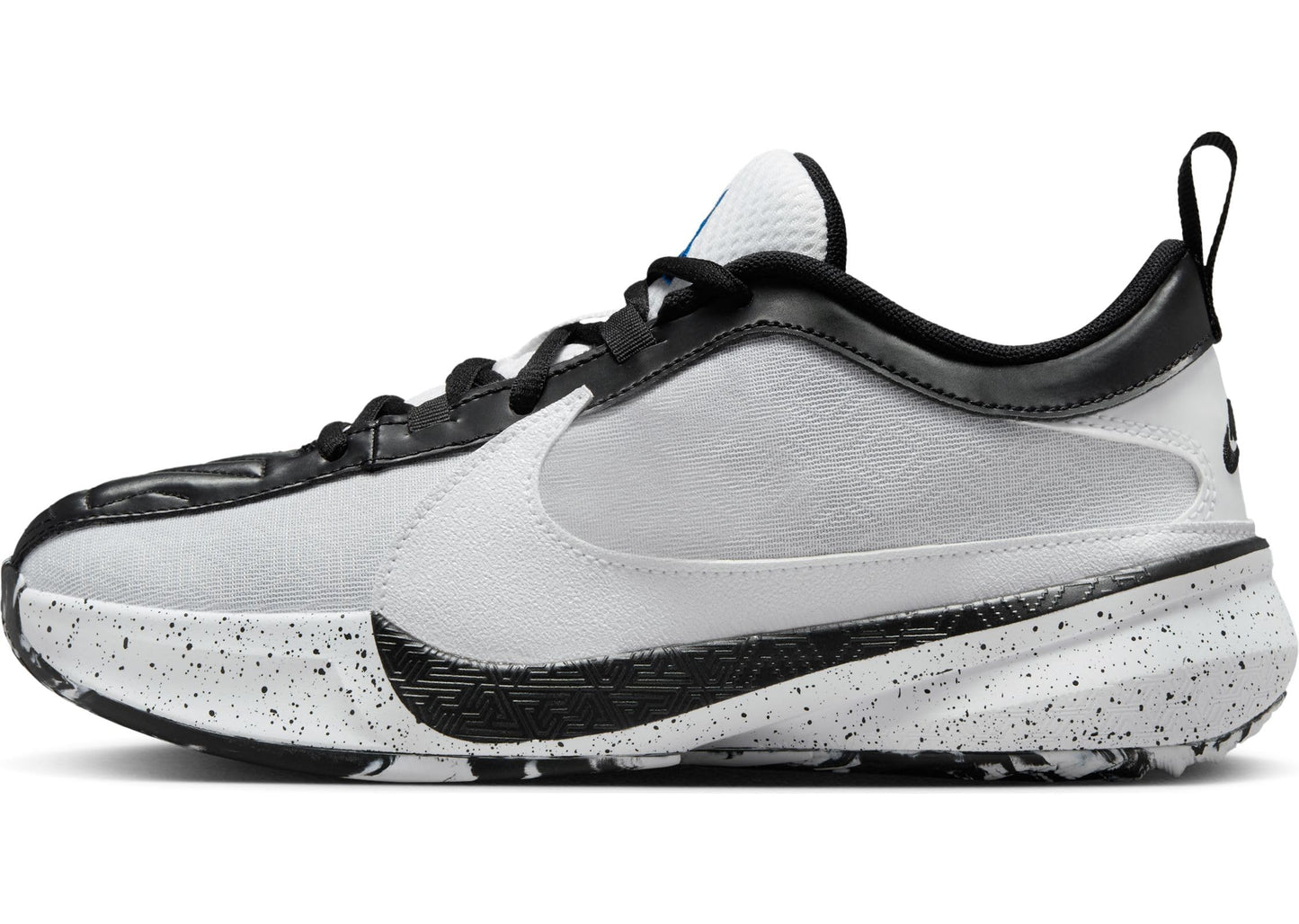 Nike Giannis Freak 5 Big Kids Basketball Shoes (DZ4486-100 White/Black/Photo Blue/White) Size 5.5 - Renee Lane Company