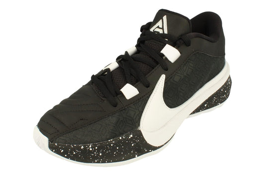 Nike Giannis Freak 5 Mens Basketball Shoes (DX4985-003 Black/Pure Platinum/White) Size 10.5 - Renee Lane Company