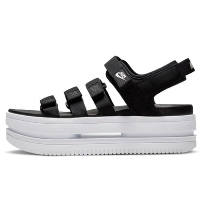 Nike Icon Classic Womens Sandals (DH0224-001BLACK/WHITE-WHITE) Size 12 - Renee Lane Company