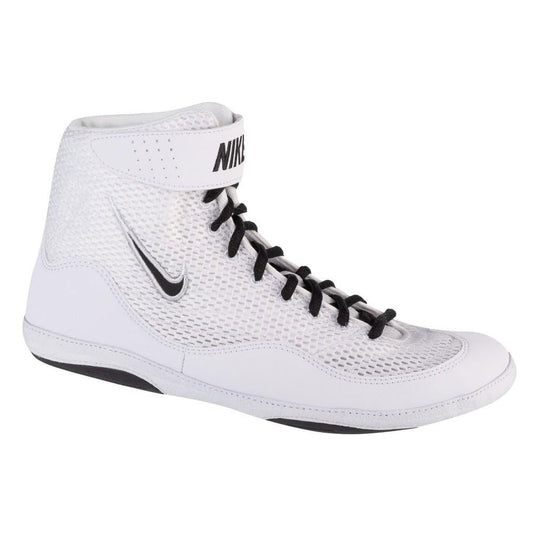 Nike Inflict Wrestling Shoes (325256-101 White/Black/Black) Size 8.5 - Renee Lane Company