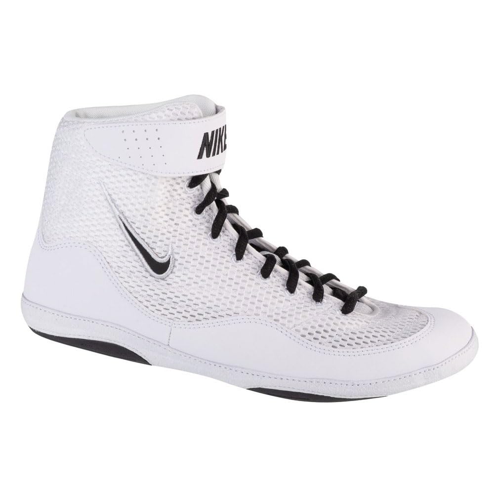 Nike Inflict Wrestling Shoes (325256-101 White/Black/Black) Size 8.5 - Renee Lane Company