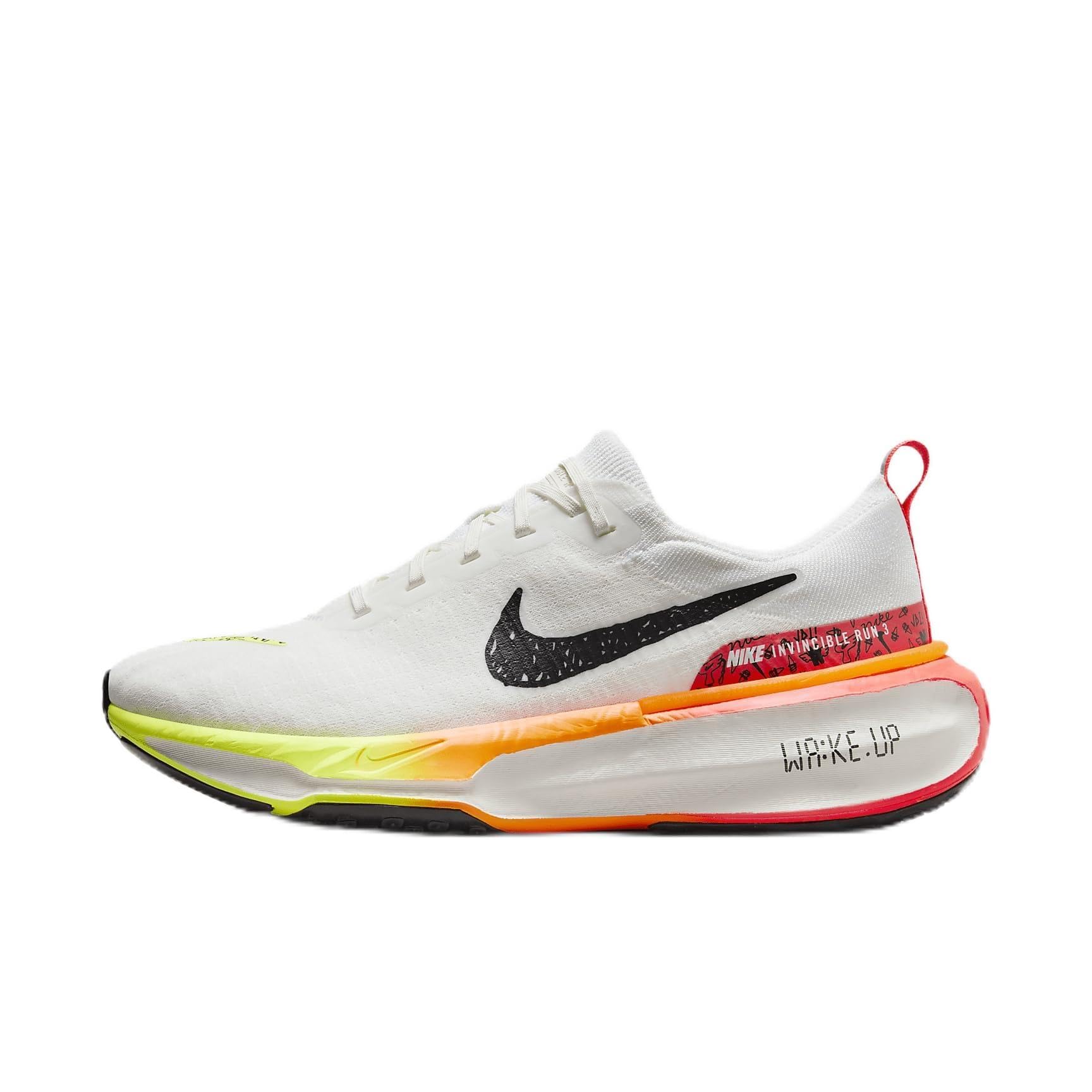 Nike Invincible 3 Mens Road Running Shoes (HF4915-100 White/Bright Crimson/Sail/Black) Size 9 - Renee Lane Company