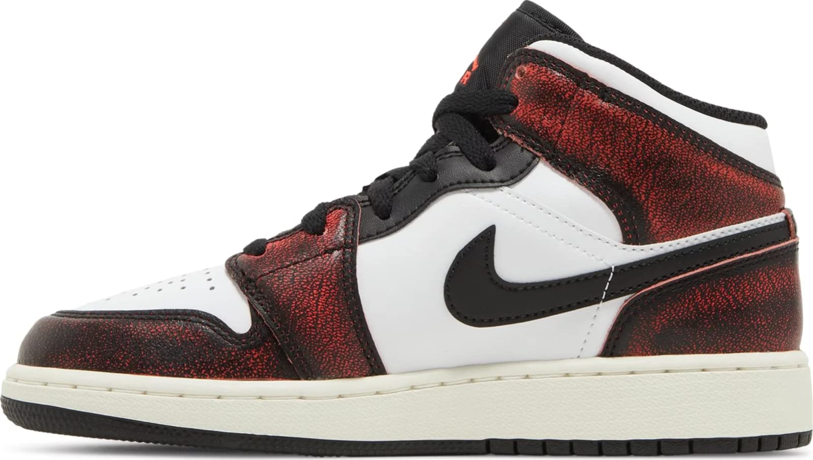 Nike Kids Air Jordan 1 Retro High OG GS Basketball Shoe Black/White/Sail/Infrared 23 6.5 Big Kid - Renee Lane Company