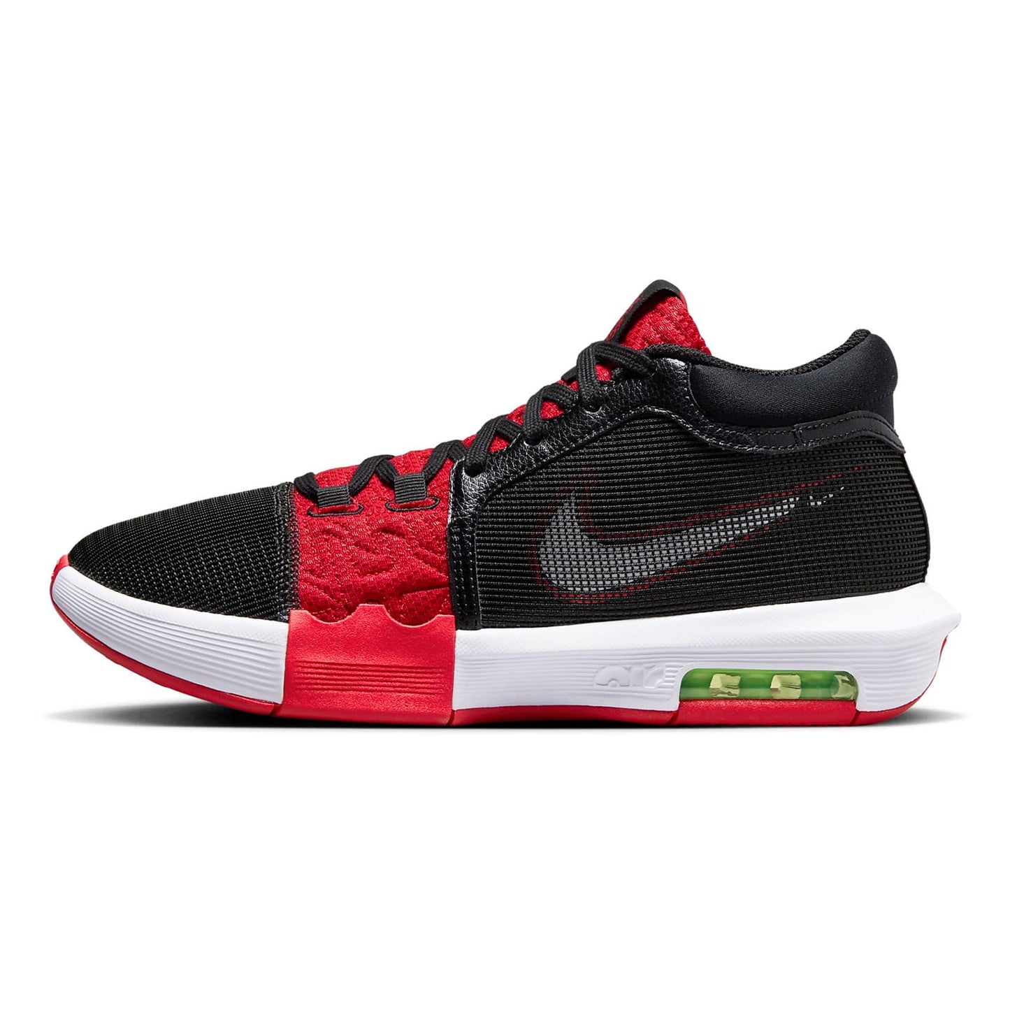 Nike Lebron Witness VIII Faze Mens Shoes Size 10.5 Color: Black/Red-Black - Renee Lane Company