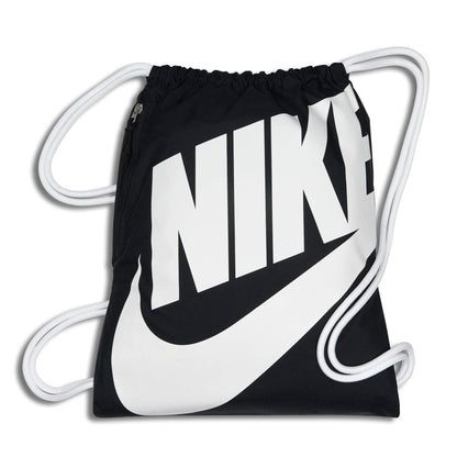 Nike Men Heritage Gym Sack - Dark Grey/Black/Black 43 x 33 cm - Renee Lane Company