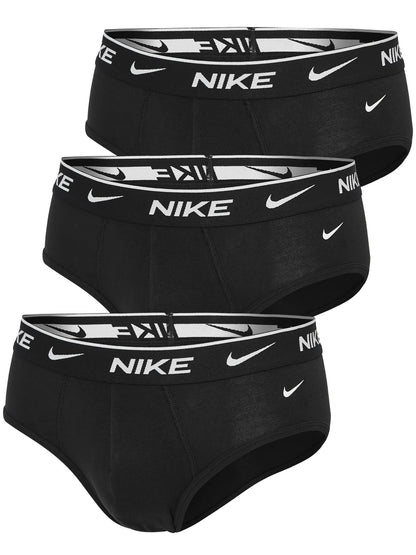 Nike Men`s Everyday Cotton Stretch Briefs 3 Pack (Black(KE11065-001)/W Large) - Renee Lane Company