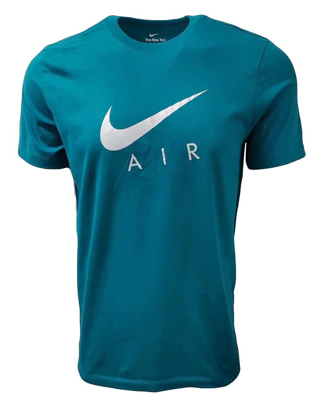 Nike Mens Air Swoosh Crewneck T Shirt (X-Large Teal Green/Silver) - Renee Lane Company