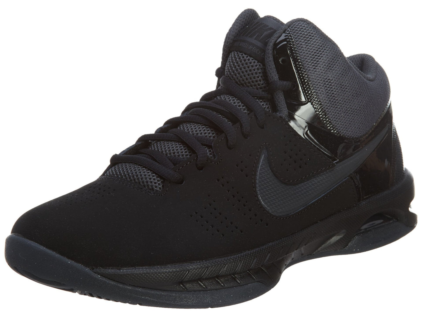 Nike Mens Air Visi Pro Vi NBK Black/Anthracite Ankle-High Nubuck Basketball Shoe - 10M - Renee Lane Company
