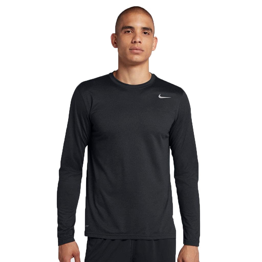 Nike Mens Dry Anti-Odor Dri-Fit Long Sleeve Shirt Cardinal X-Large - Renee Lane Company