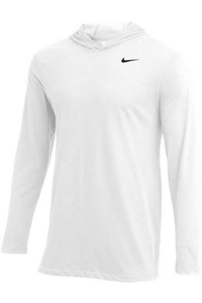 Nike Mens Dry Long Sleeve Hood Tee College Navy Size Medium - Renee Lane Company