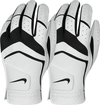 Nike Mens Dura Feel Golf Glove (2-Pack) (White) Large Left Hand - Renee Lane Company