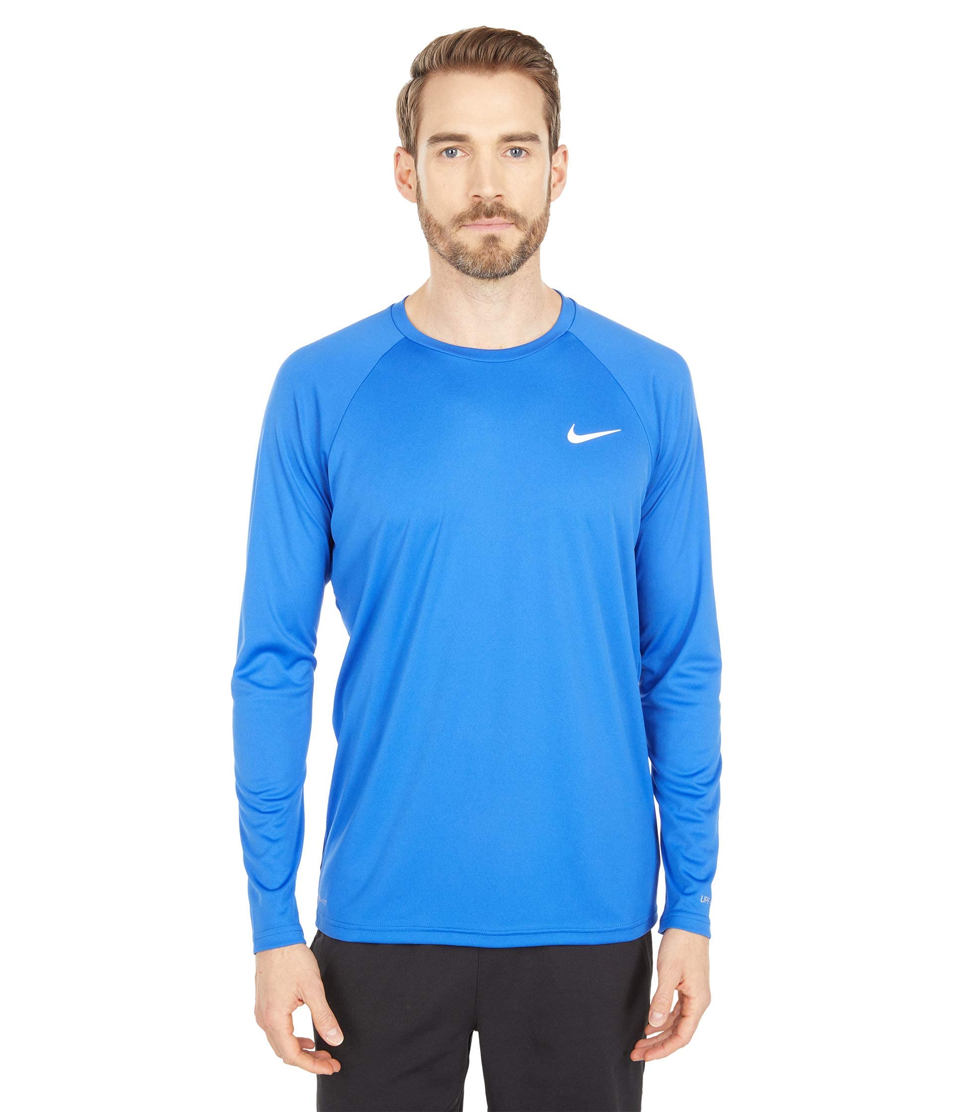 Nike Mens Essential Long Sleeve Hydroguard Game Royal SM - Renee Lane Company