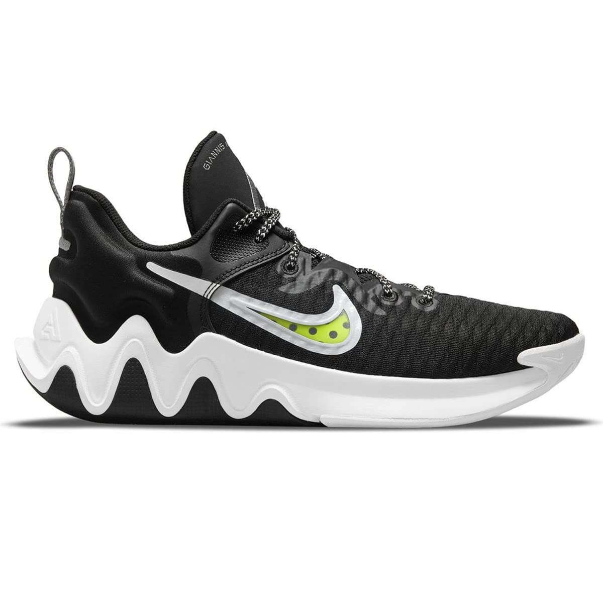 Nike Mens Giannis Immortality Black/Clear-White-Wolf Grey (CZ4099 010) - 9.5 - Renee Lane Company
