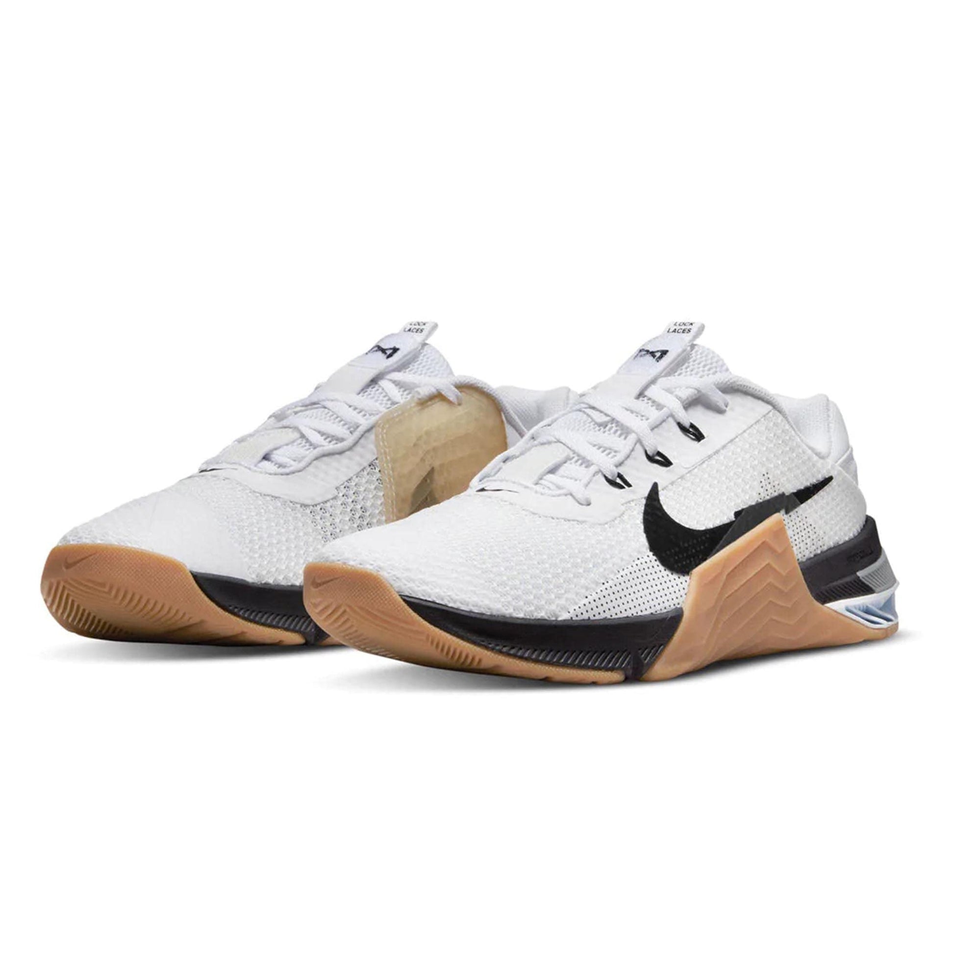 Nike Mens Gymnastics Shoes White Black Gum Med Brown Particle Grey 48.5 EU - Renee Lane Company