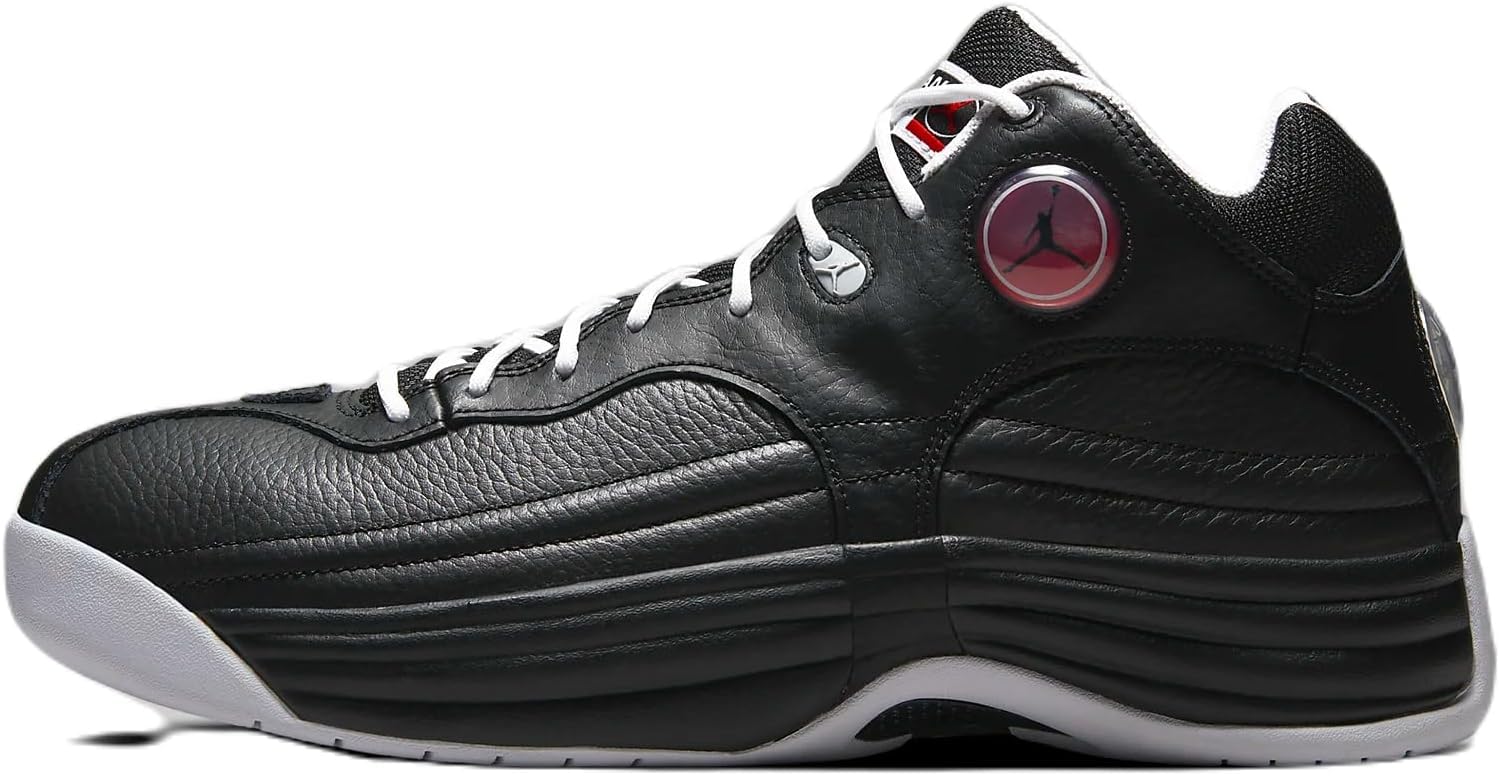 Nike Mens Jordan Jumpman Team I Basketball Shoes Black/White/Varsity Red 12 M US - Renee Lane Company