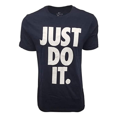 Nike Mens Just Do It Big Logo T-Shirt (Small Navy) - Renee Lane Company