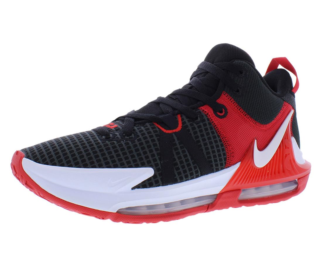 Nike Mens Lebron Witness 7 Basketball Shoe Black/White-University Red 10 M US - Renee Lane Company