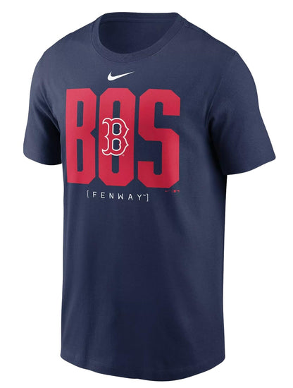 Nike Mens MLB Scoreboard T-Shirt (US Alpha Medium Regular Regular Navy Boston Red Sox) - Renee Lane Company
