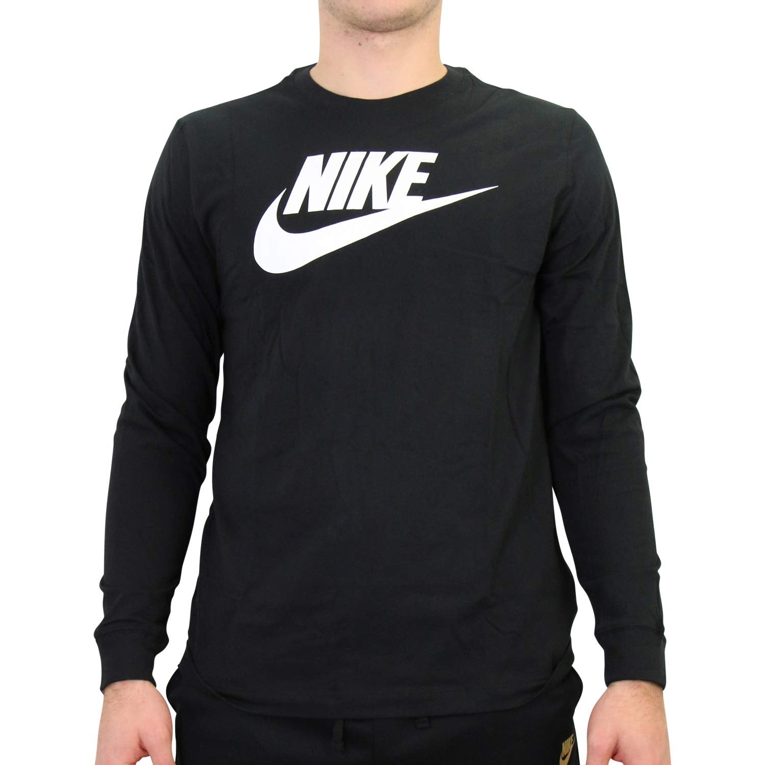 Nike Mens NSW Long Sleeve TEE ICON Futura T-Shirts CI6291-063 Size M - Renee Lane Company