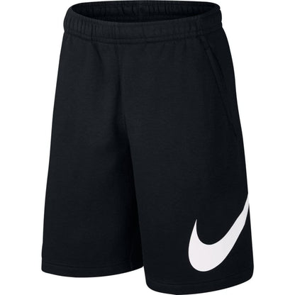 Nike Mens Sportswear Club Short Basketball Graphic Black/White/White 2X-Large-T - Renee Lane Company