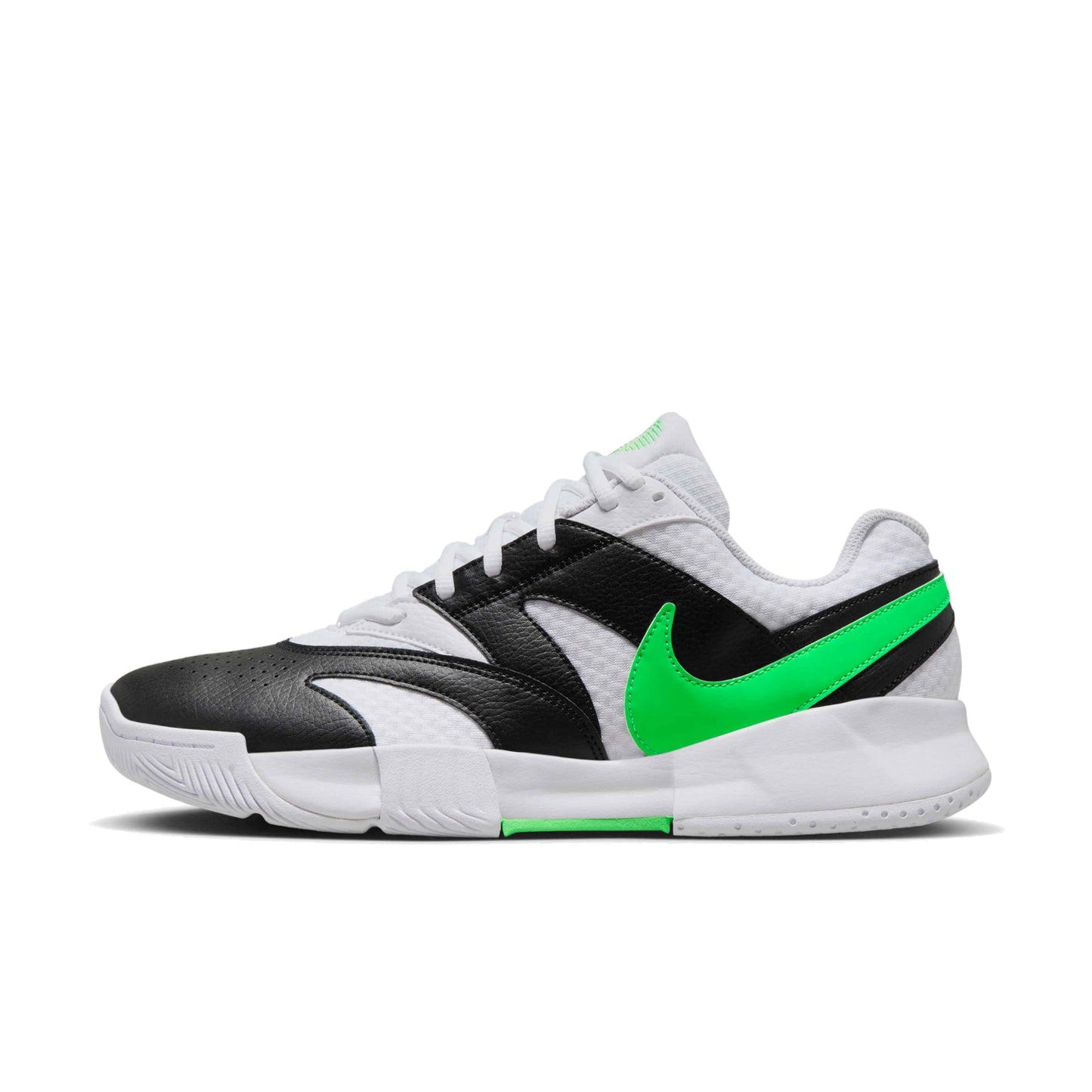 Nike Mens Tennis Shoes White Poison Green Black 11 - Renee Lane Company