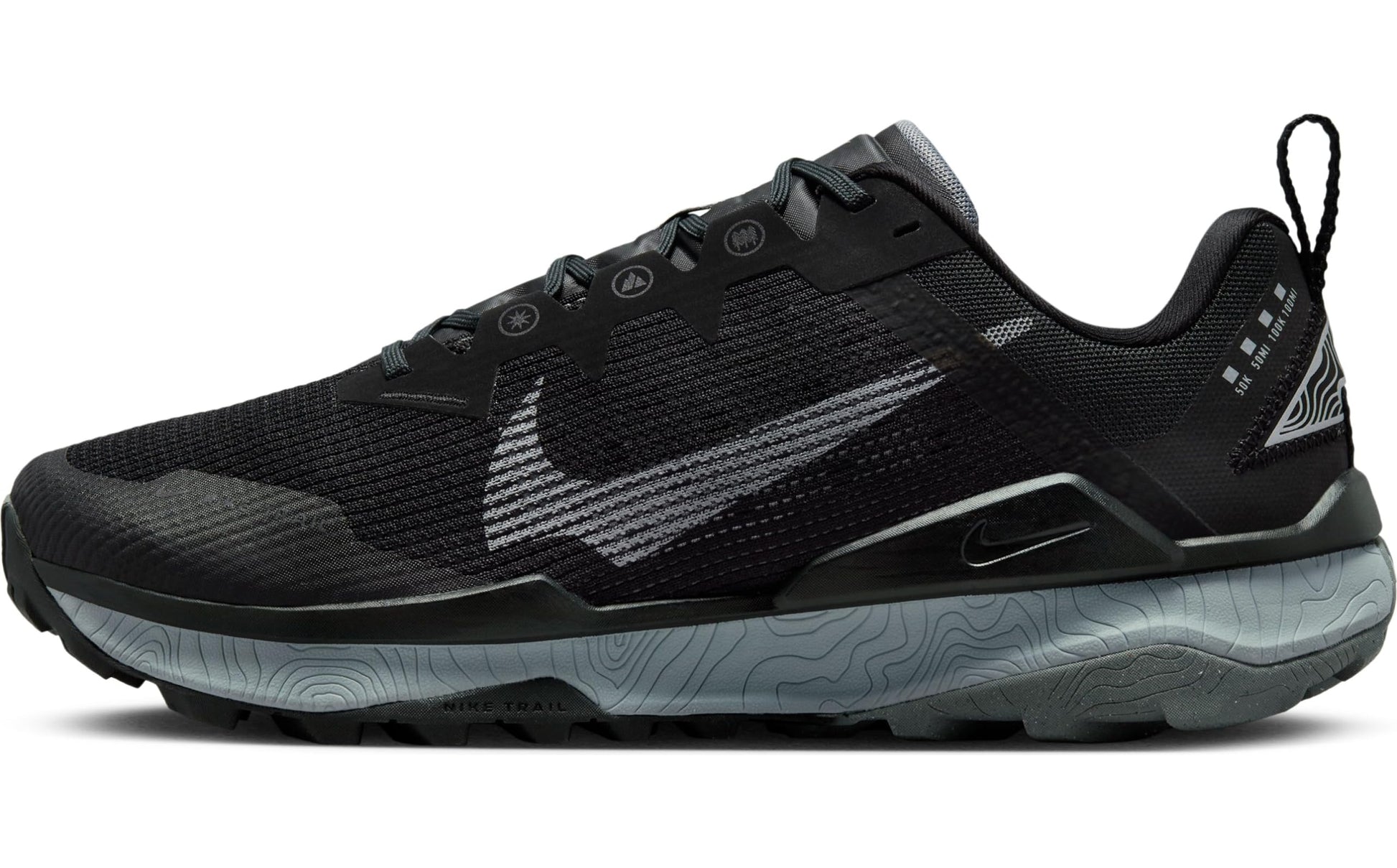 Nike Menss Wildhorse 8 Running Shoes Black/Wolf Grey-Cool Grey 8.5 M US - Renee Lane Company