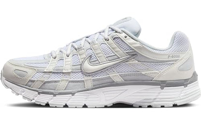 Nike P-6000 Shoes (FV6603-101 Metallic Summit White/Pure Platinum/Wolf Grey/White) Size 5 - Renee Lane Company