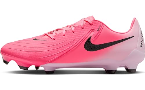 Nike Phantom GX II Academy FG/MG (FD6723-600 Sunset Pulse/Black) Size 4 - Renee Lane Company