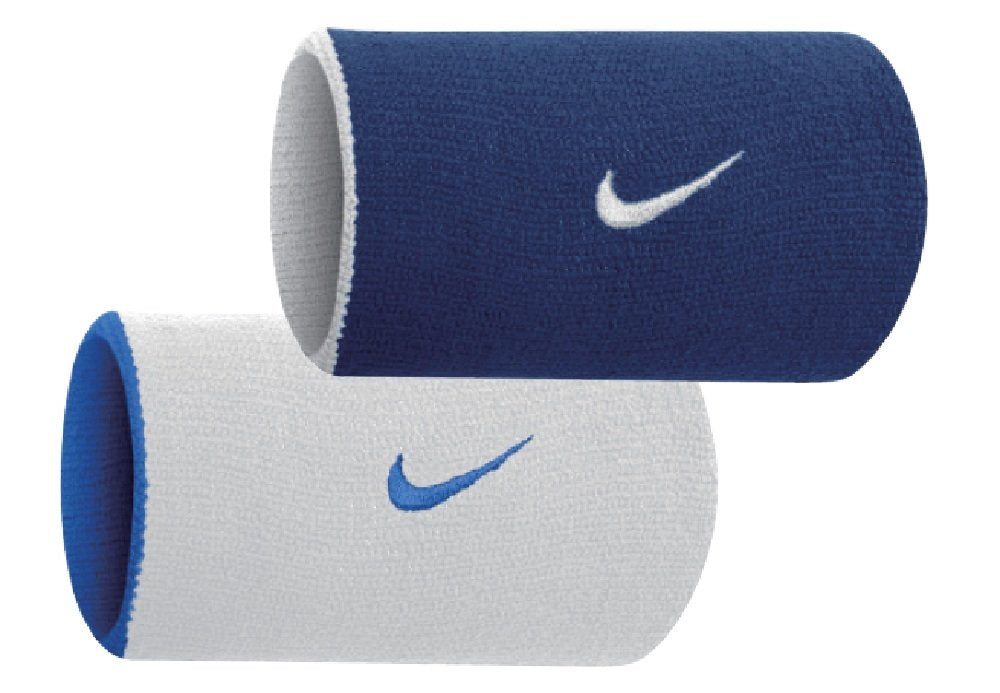 Nike Premier Home and Away Doublewide Wristbands (Varsity Royal/White Osfm) - Renee Lane Company