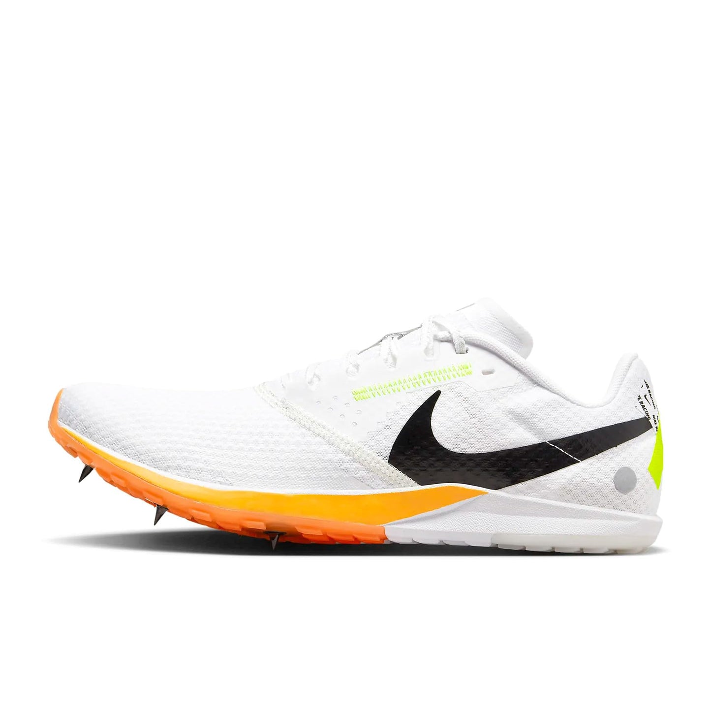 Nike Rival XC 6 Cross-Country Spikes (DX7999-100 White/Black-Total Orange-Laser Orange) Size 10 - Renee Lane Company