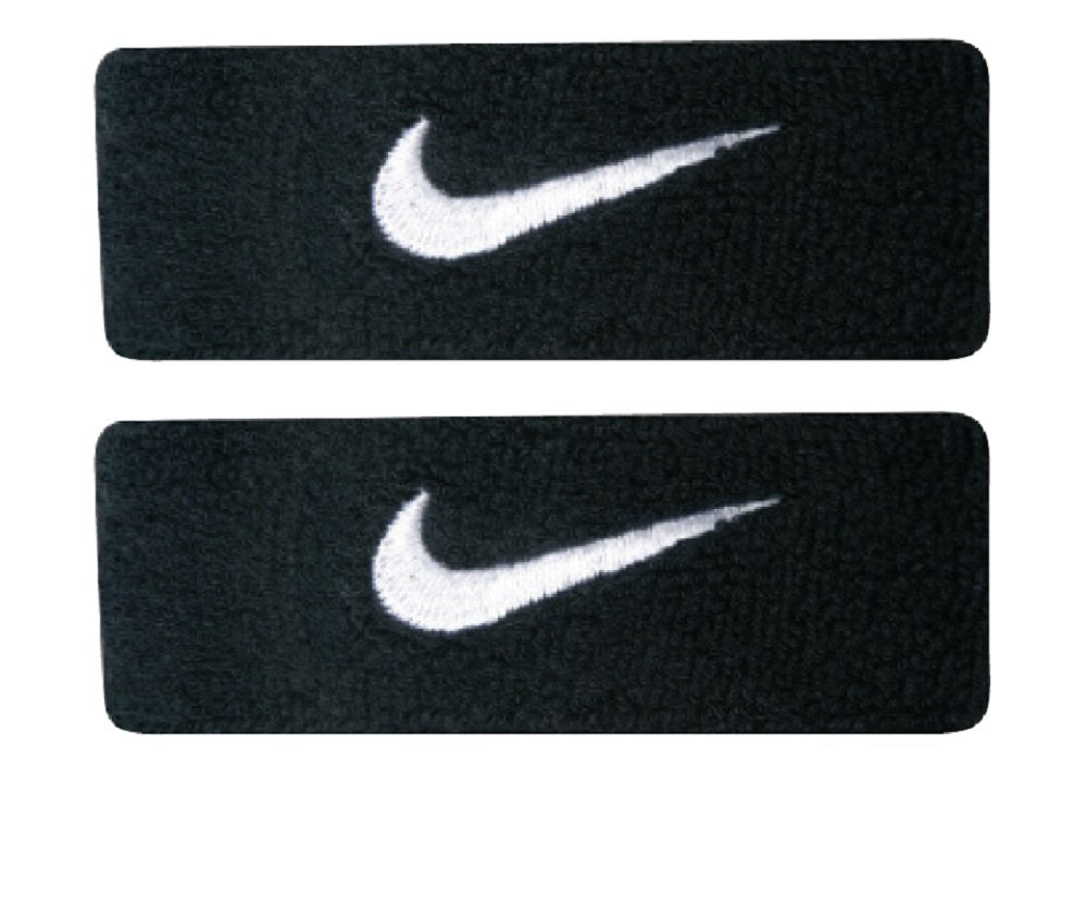 Nike Swoosh Bicep Bands (Black/White Osfm) - Renee Lane Company