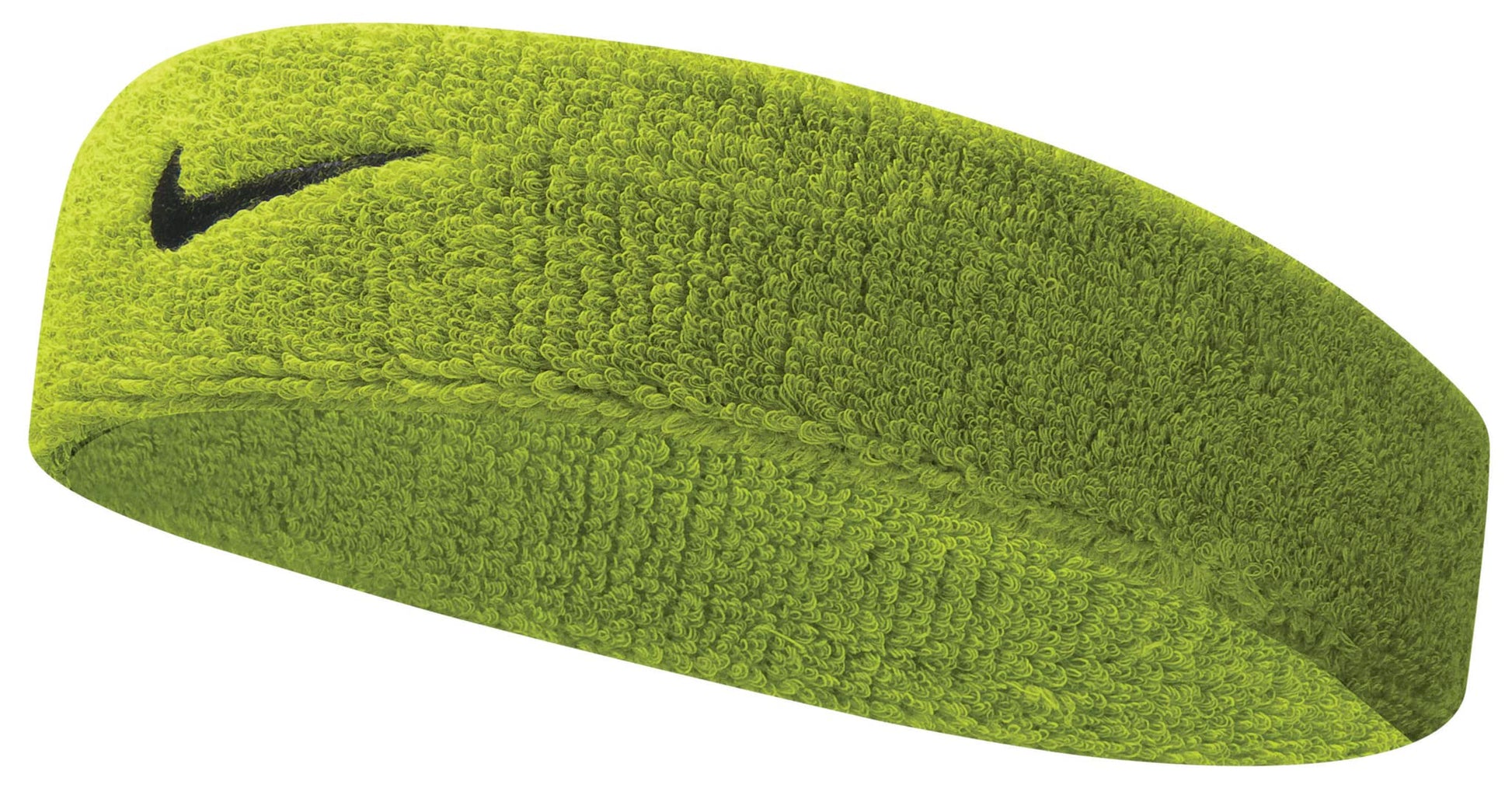 Nike Swoosh Headband (Atomic Green/Black One Size) - Renee Lane Company