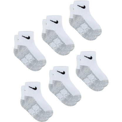 Nike Toddler 6 Pairs Lightweight Ankle Socks Size 2-4 Years - Renee Lane Company