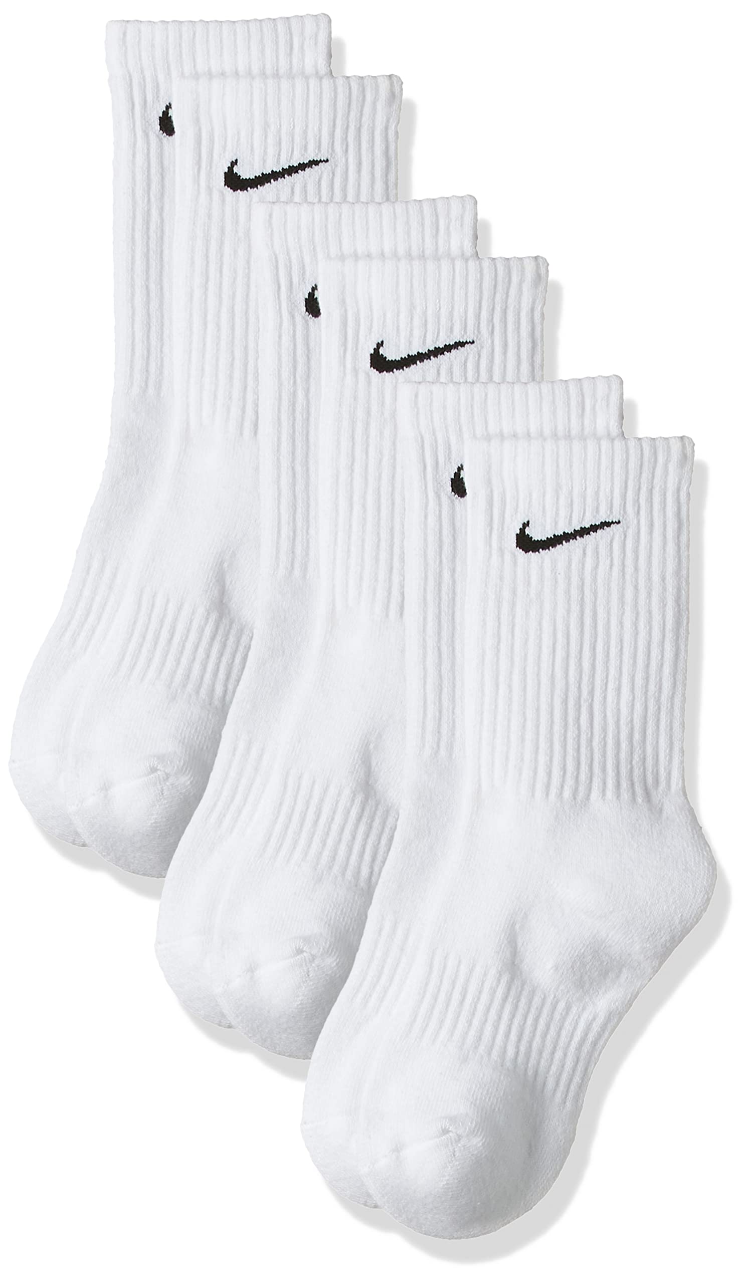 Nike Unisex Performance Cushion Crew Training Socks (3 Pair) WHITE M - Renee Lane Company