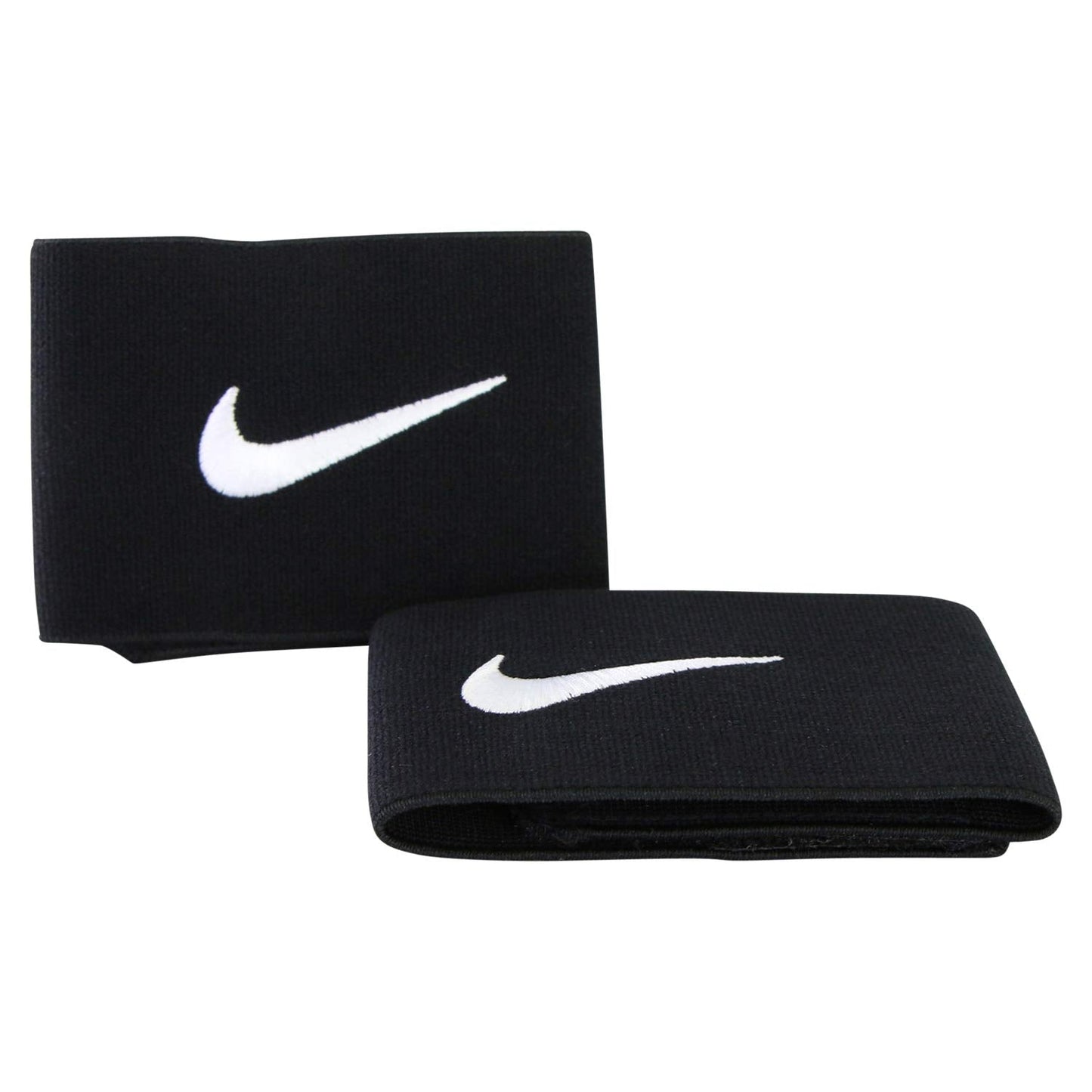 Nike Unisexs Guard Stay II Football Straps Black/White One Size - Renee Lane Company