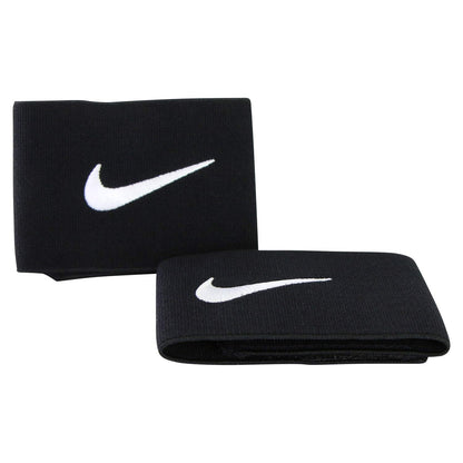 Nike Unisexs Guard Stay II Football Straps Black/White One Size - Renee Lane Company