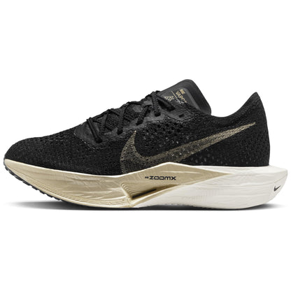 Nike Vaporfly 3 Womens Road Racing Shoes (DV4130-002 Black/Black/Oatmeal/Metallic Gold Grain) Size 6 - Renee Lane Company