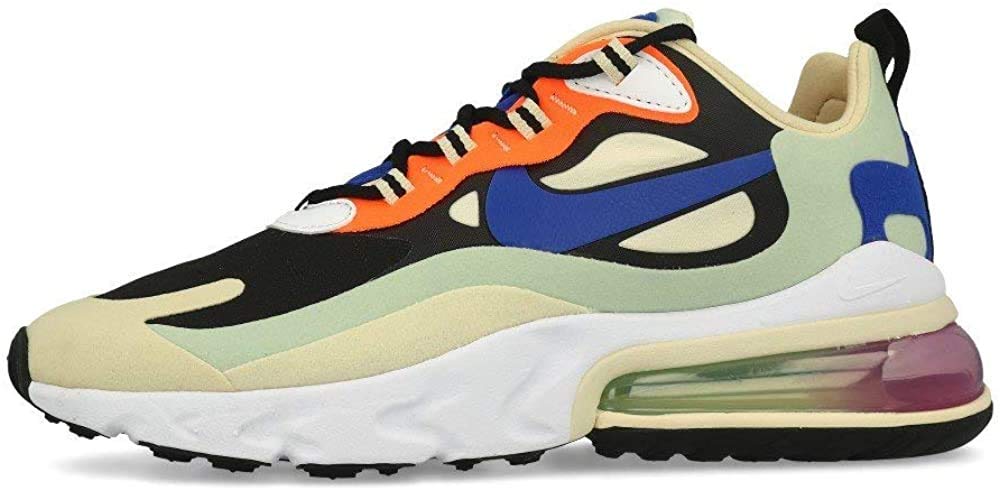 Nike W Air Max 270 React Fossil Hyper Blue Black 40 - Renee Lane Company