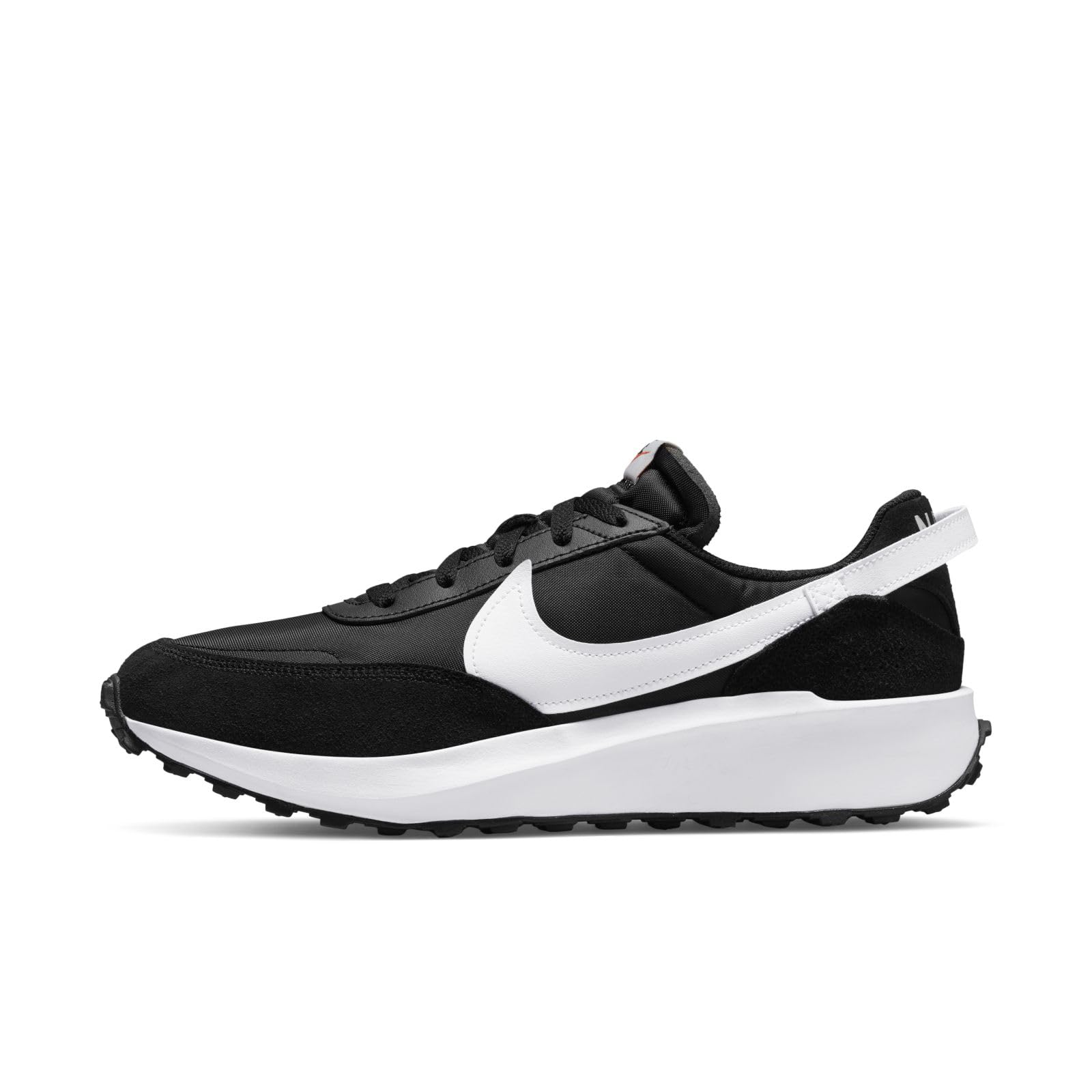 Nike Waffle Debut Mens Running Shoes (Numeric_10) BLACK/WHITE-ORANGE-CLEAR 10 UK (11 US) - Renee Lane Company