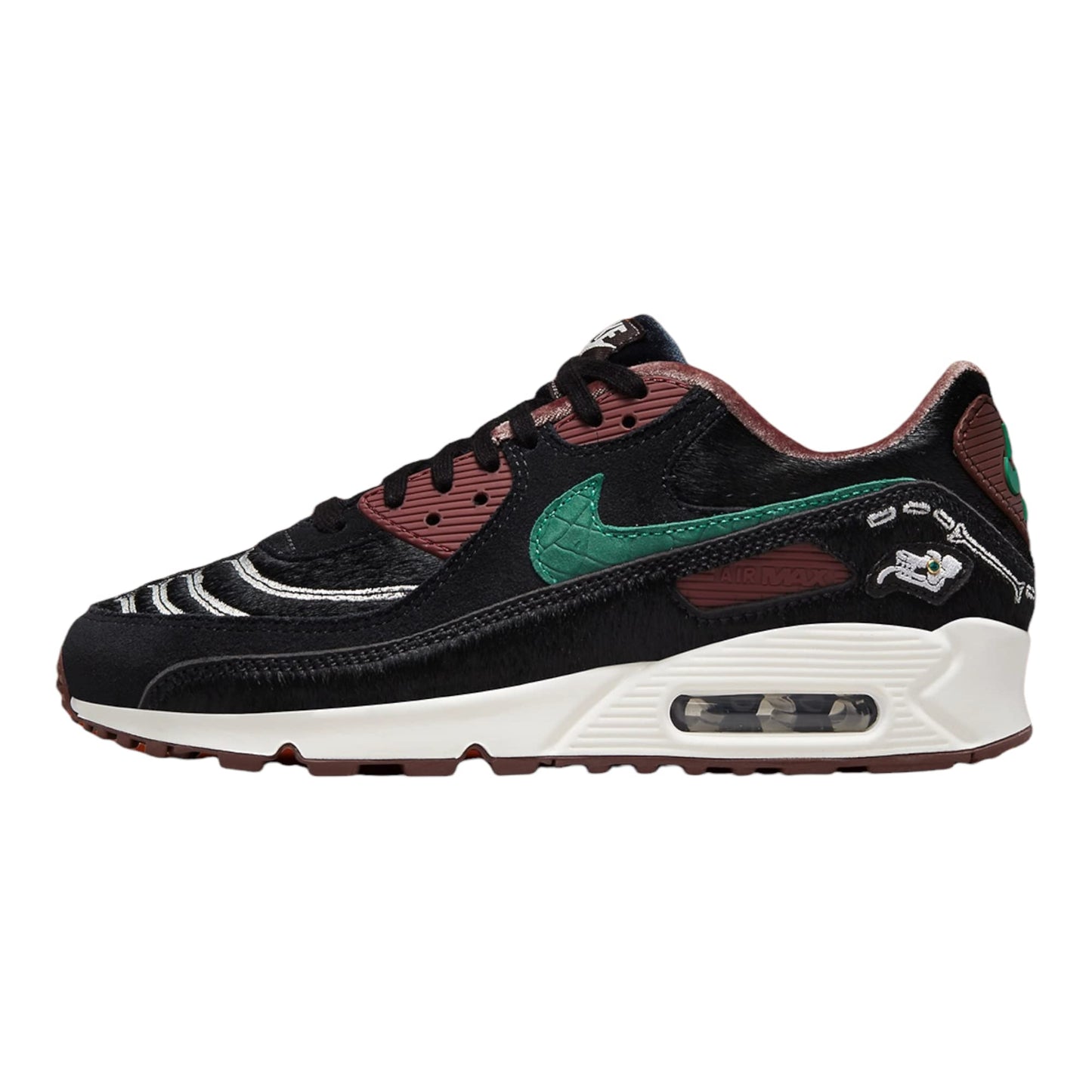 Nike Women Modern Black Green Noise Sail 8 - Renee Lane Company