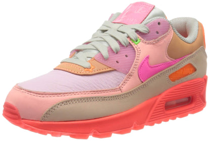 Nike Womens Air Max 90 Bright Crimson/Pure Platinum 12 - Renee Lane Company
