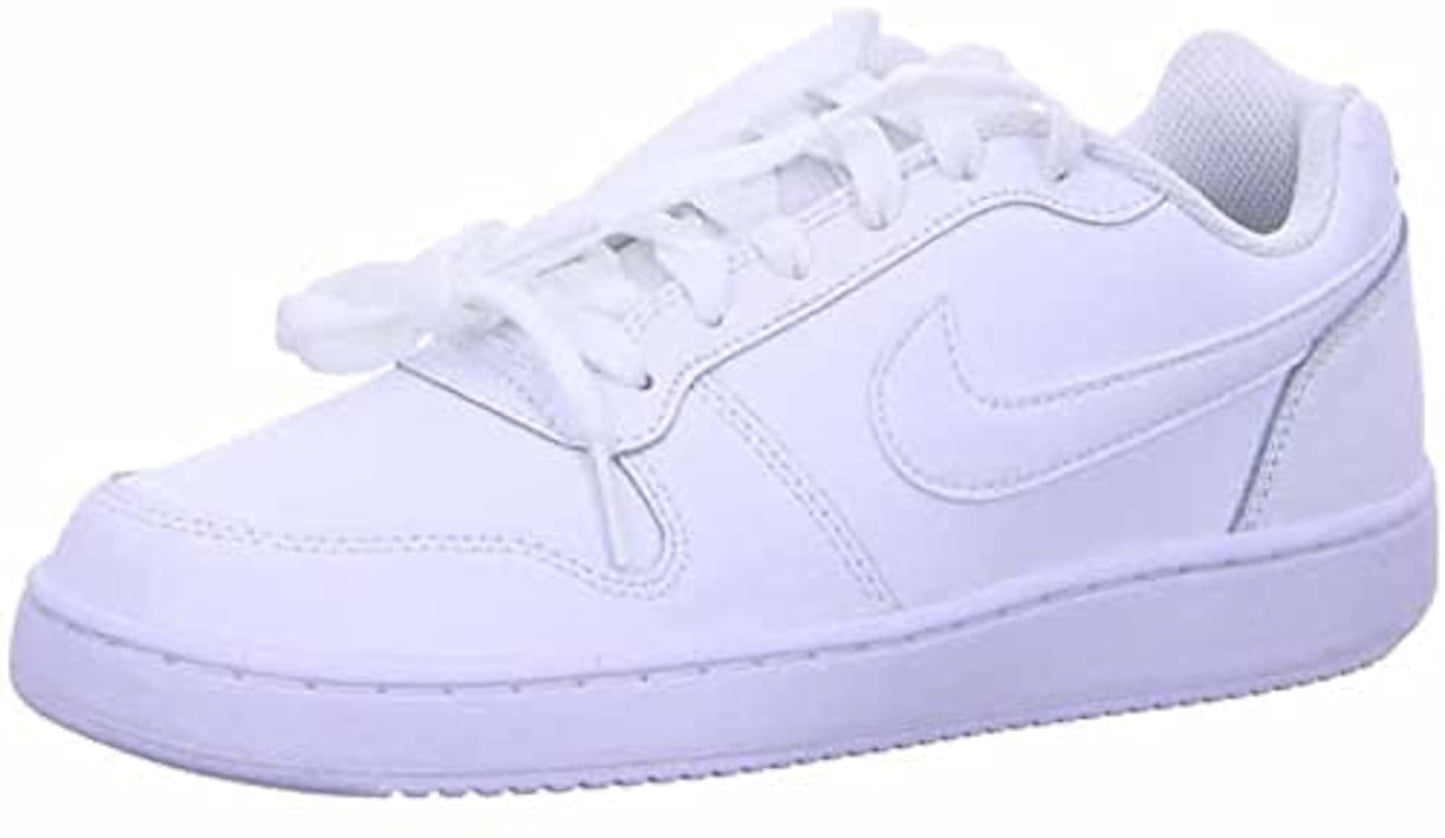 Nike Womens Ebernon Low Sneaker White/White 12 Regular US - Renee Lane Company