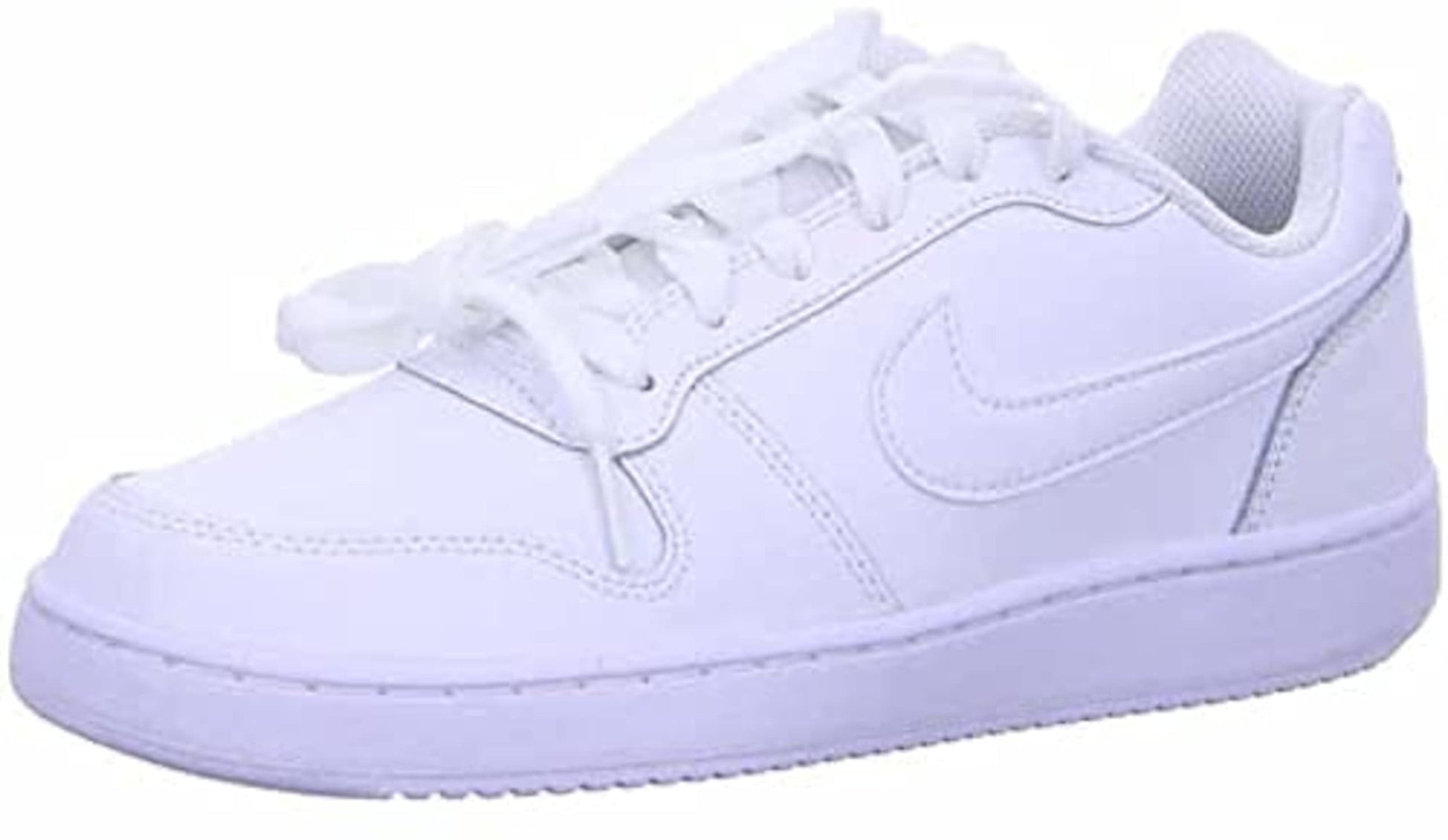Nike Womens Ebernon Low Sneaker White/White 12 Regular US - Renee Lane Company