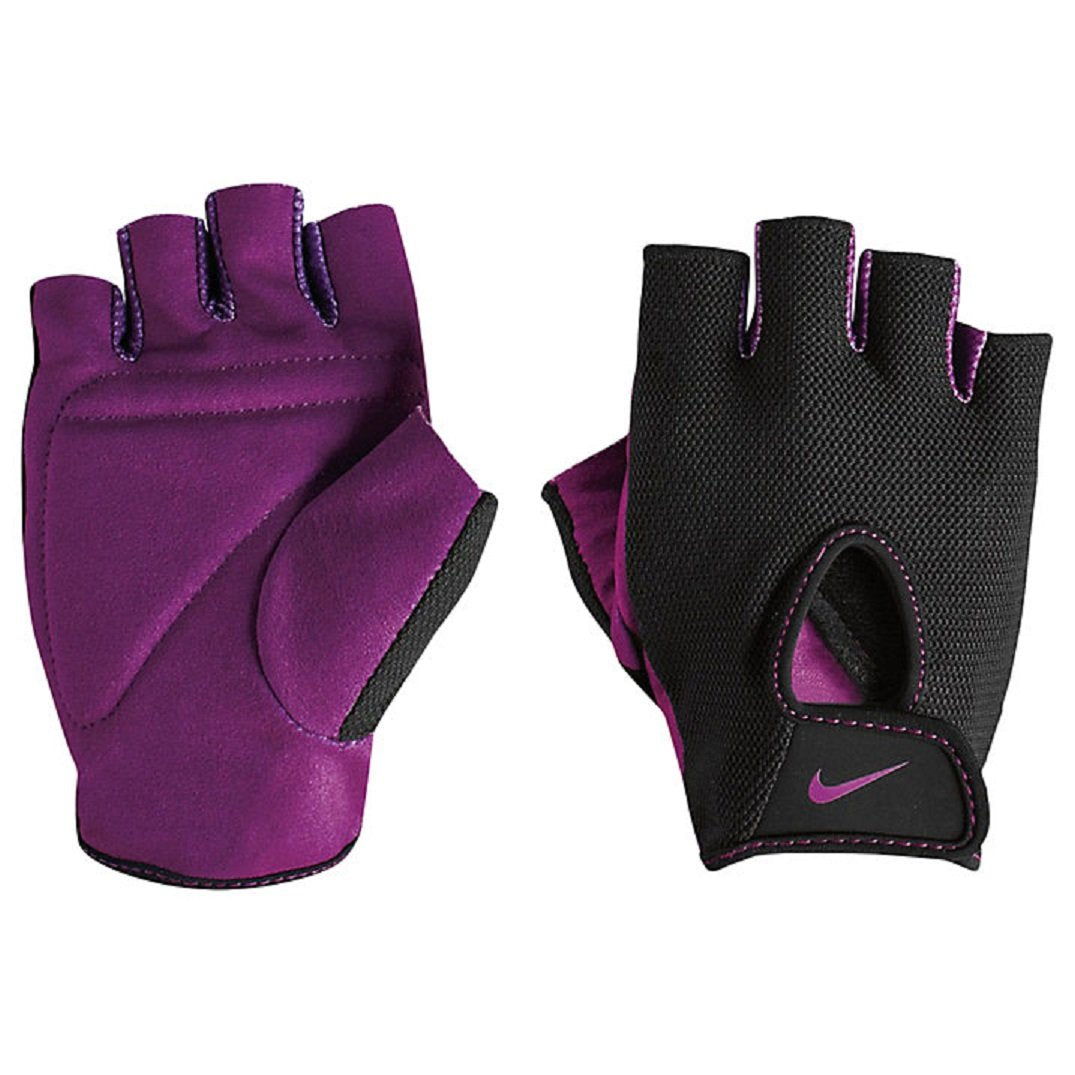 Nike Womens Fundamental Training Gloves (Black/Bold Berry Large) - Renee Lane Company