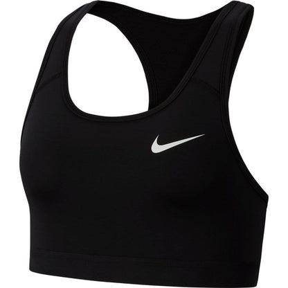 Nike Womens Medium Support Non Padded Sports Bra with Band Black/Black/(White) X-Small - Renee Lane Company