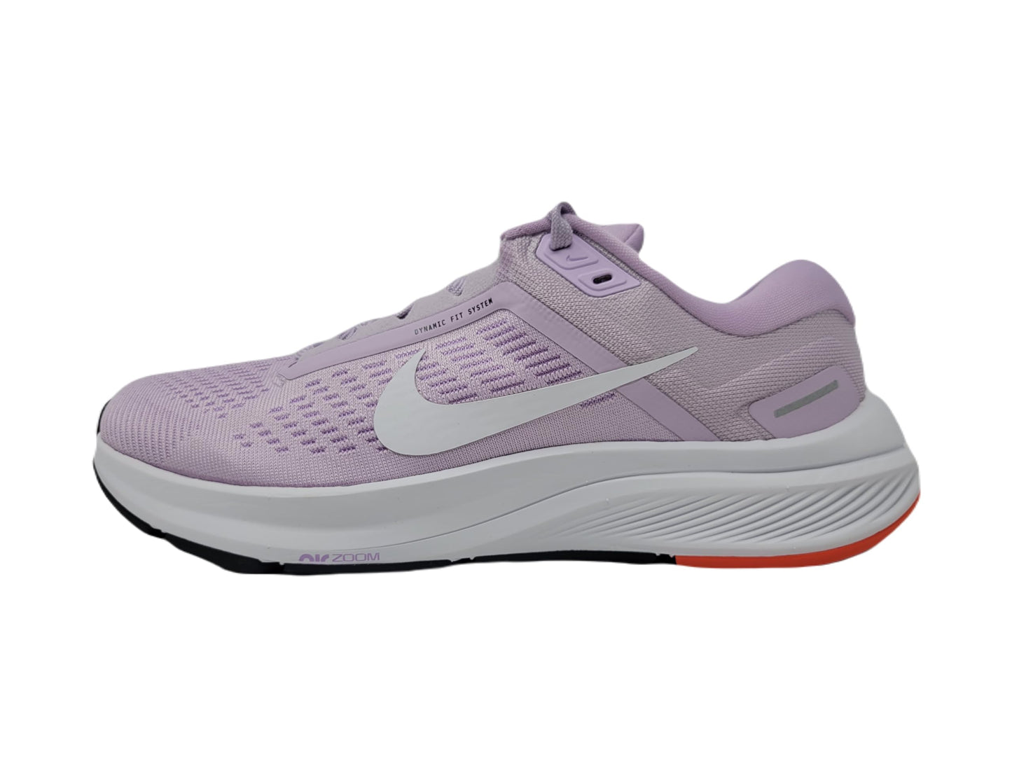Nike Womens Structure 24 Road Running Shoes Doll/White-Lilac-Rush Orange 10 M US - Renee Lane Company