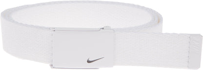 Nike Womens Tech Essentials Single Web Belt White One Size - Renee Lane Company