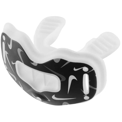 Nike Youth Alpha Lip Protector Football Mouthguard White | Black | Gray - Renee Lane Company
