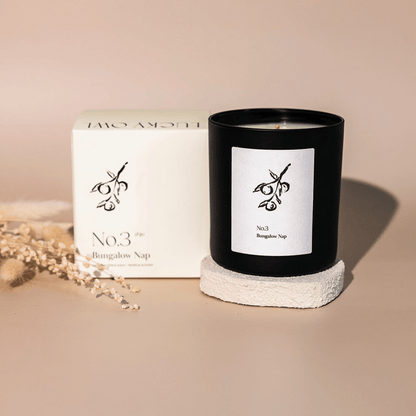 No. 3 Bungalow Nap (Fiji) Candle | Lucky Owl - Renee Lane Company